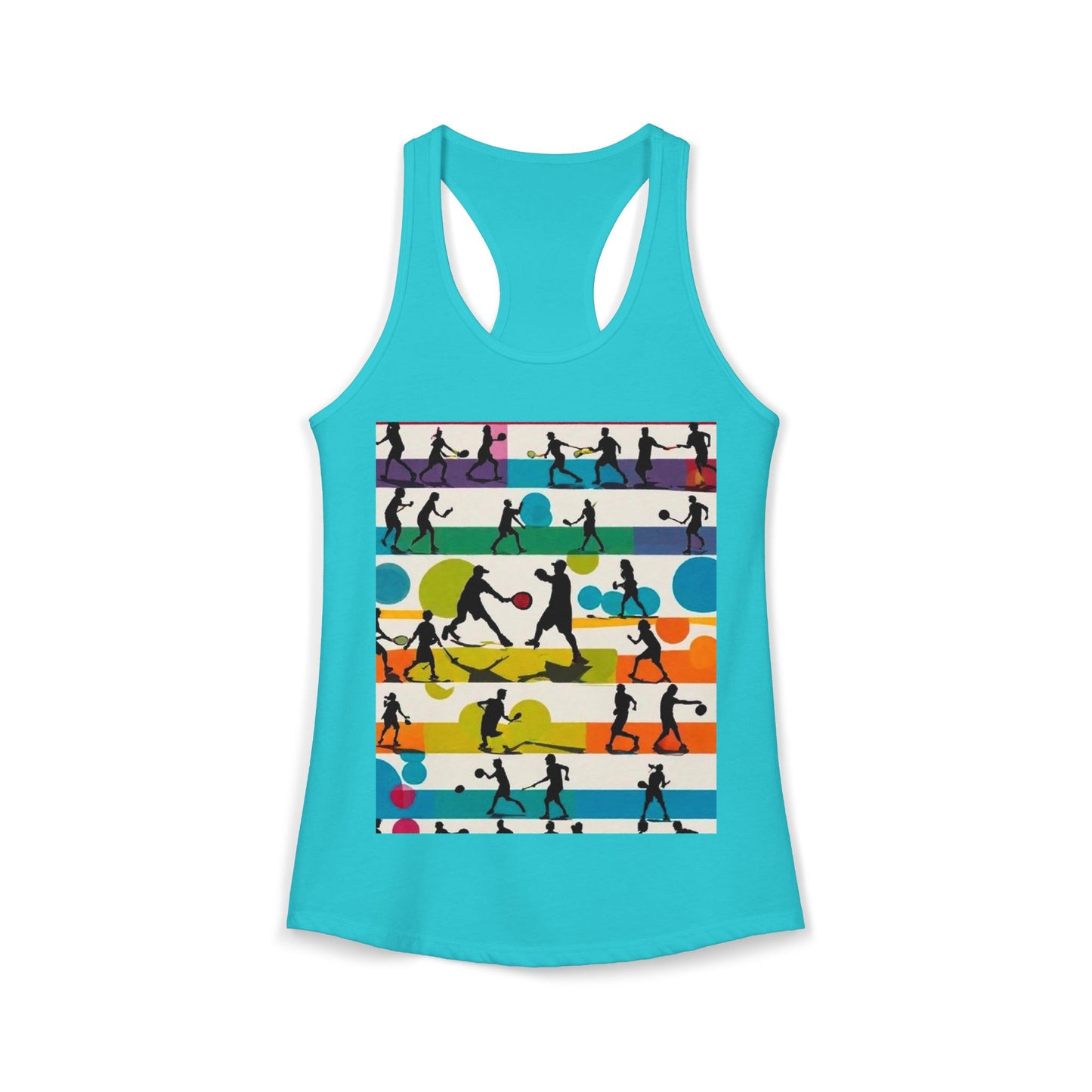 Pickleball with Her Racerback Tank