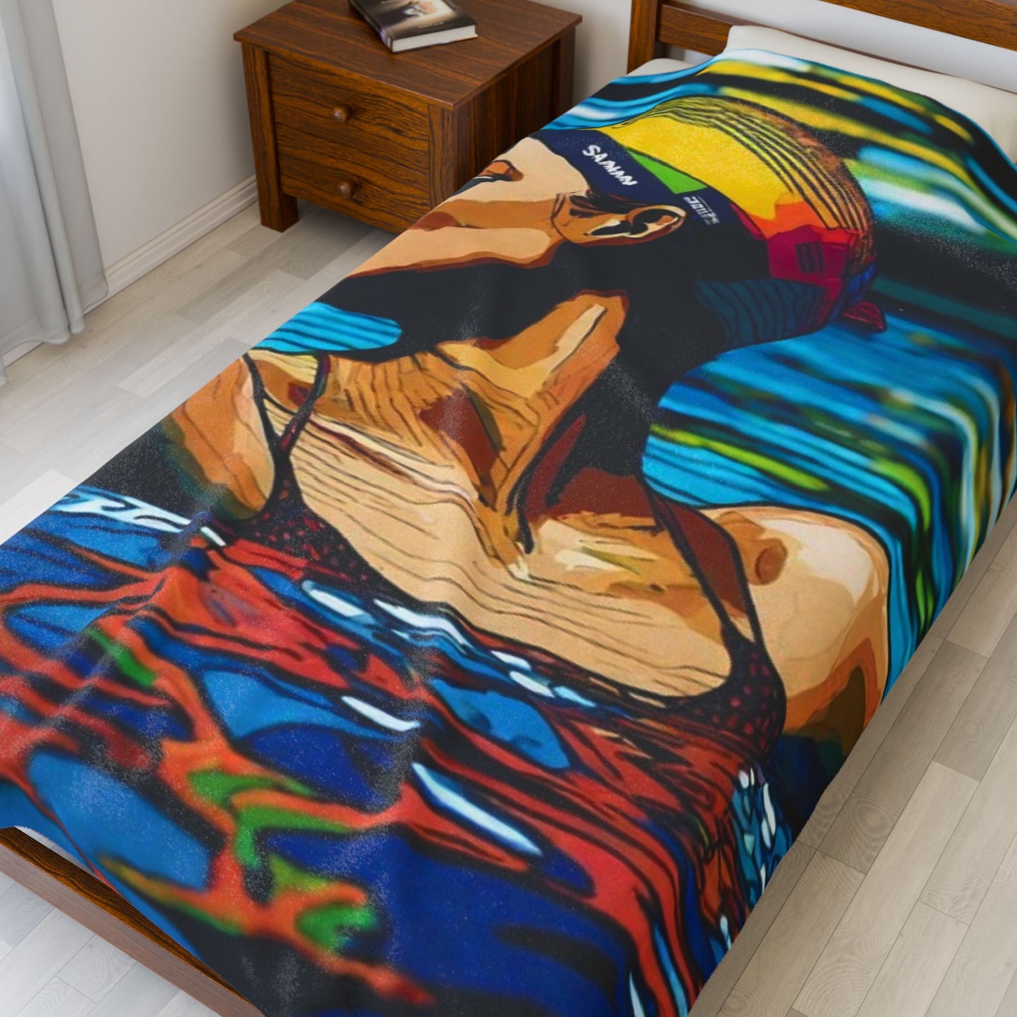 Swim Her Way Plush Blanket