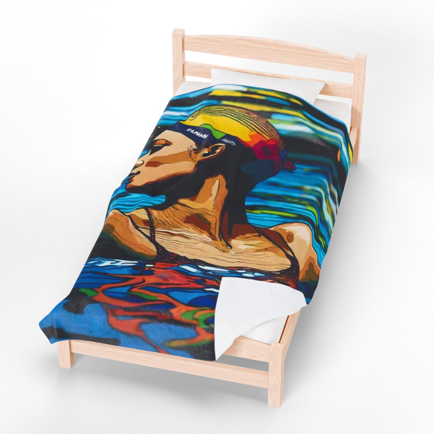 Swim Her Way Plush Blanket