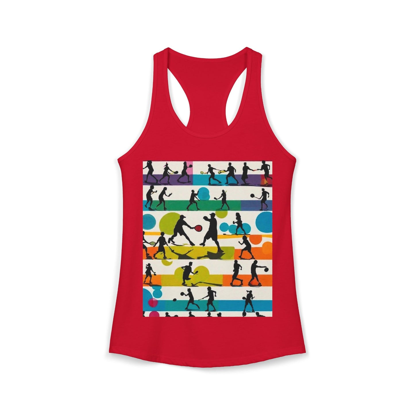 Pickleball with Her Racerback Tank