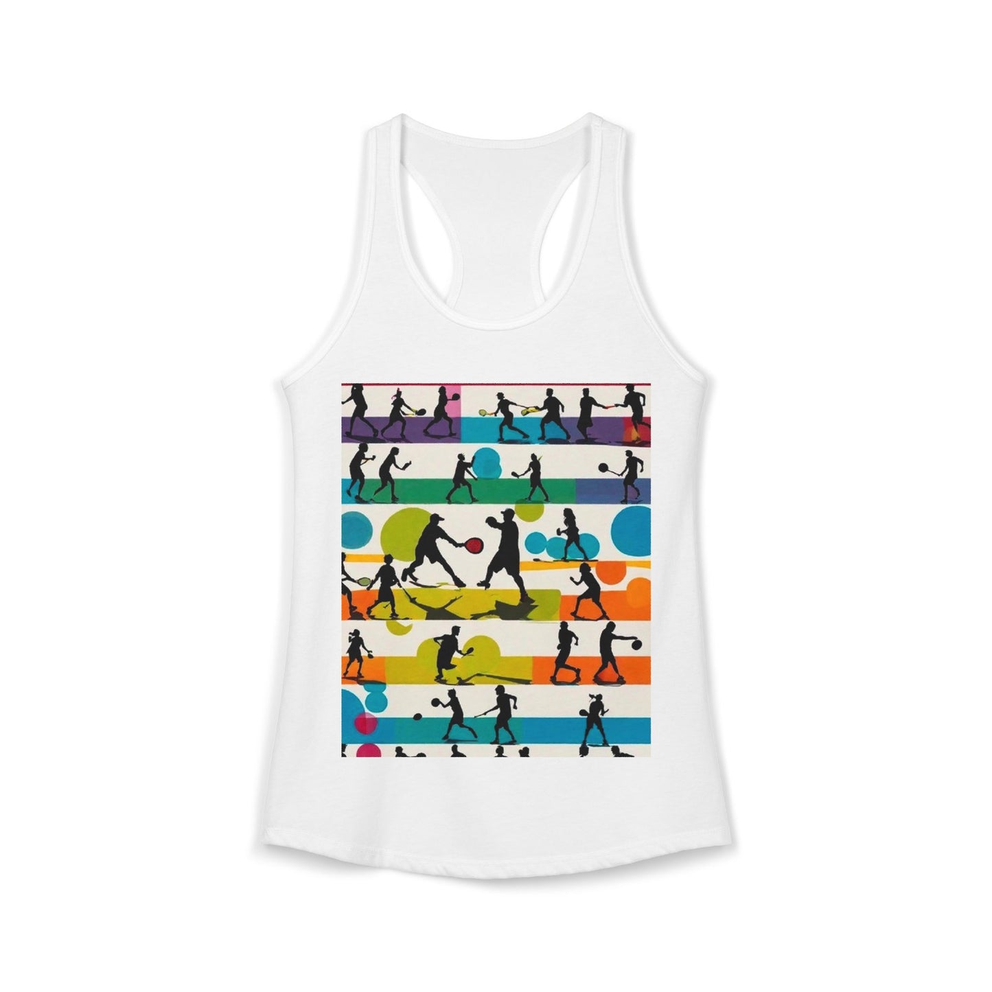 Pickleball with Her Racerback Tank