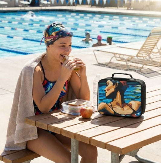 Swim with Here Lunch Bag