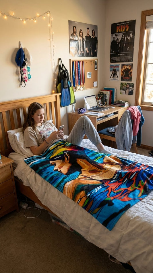 Swim Her Way Plush Blanket