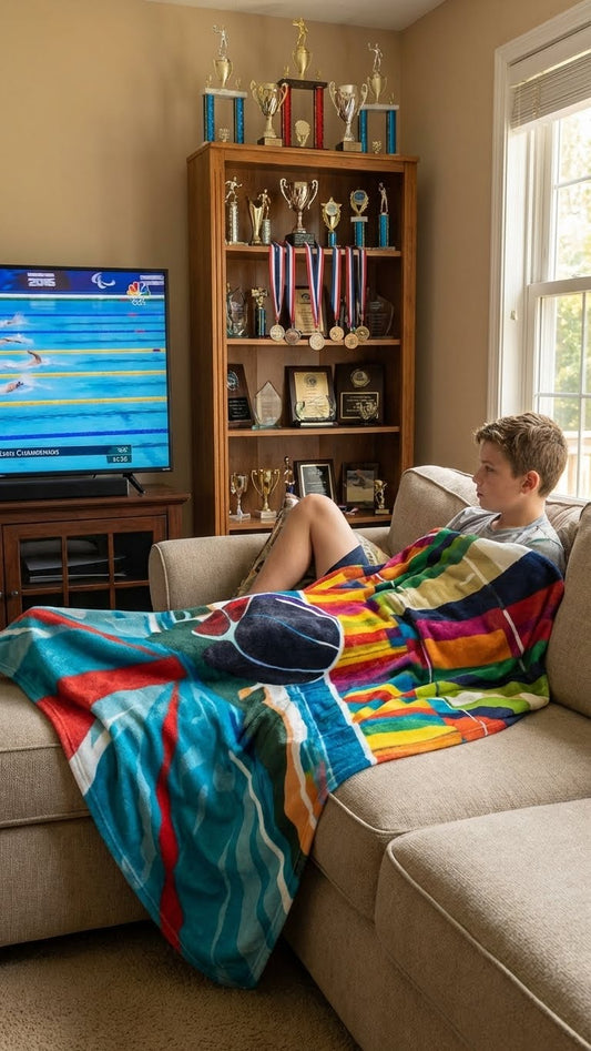 Swim with Me - Plush Blanket