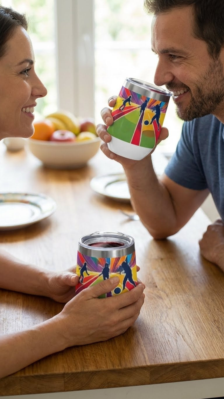 Paddle Playtime, Pickleball Bliss - Pickleball Chill Wine Tumbler