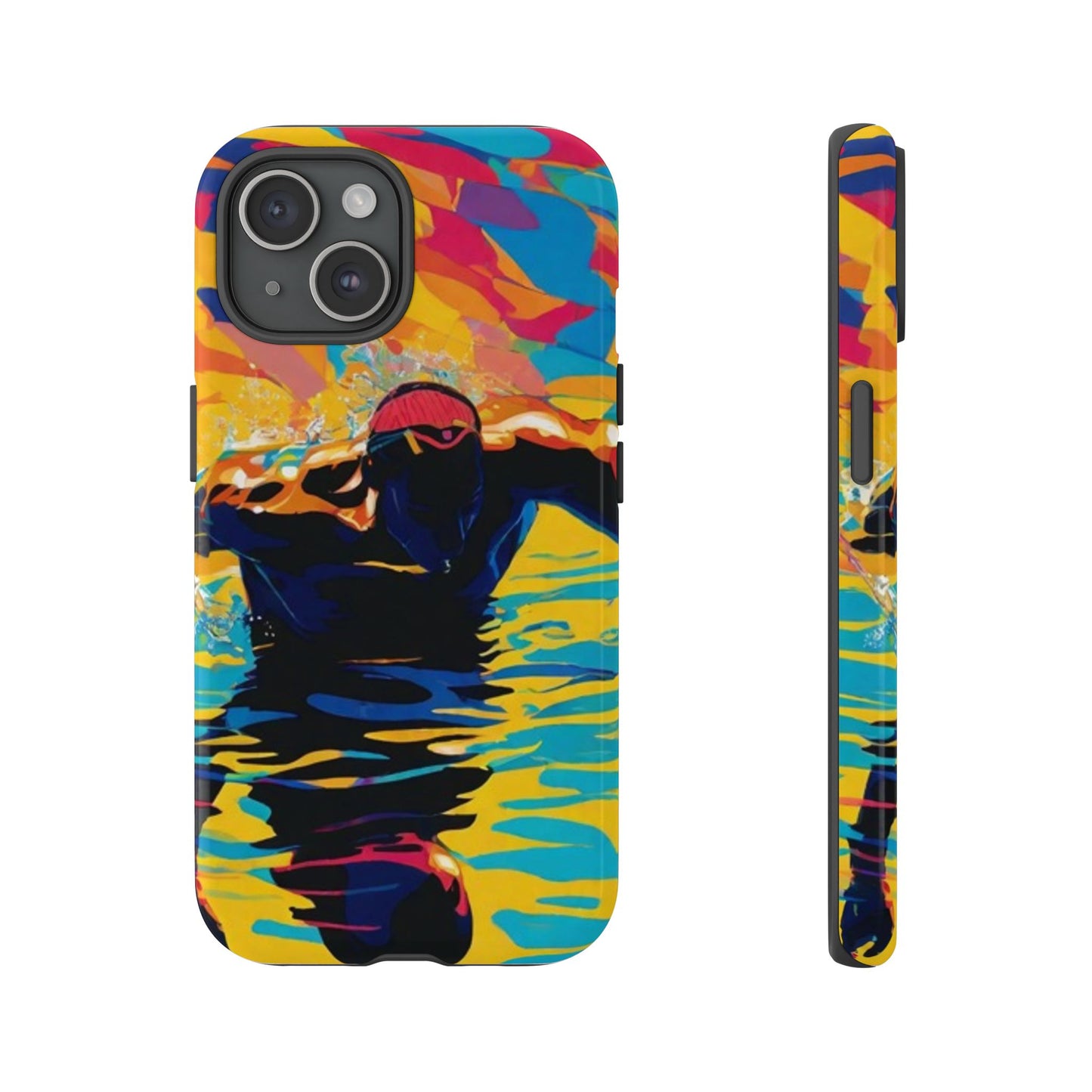 Swim with Him iPhone Tough Case