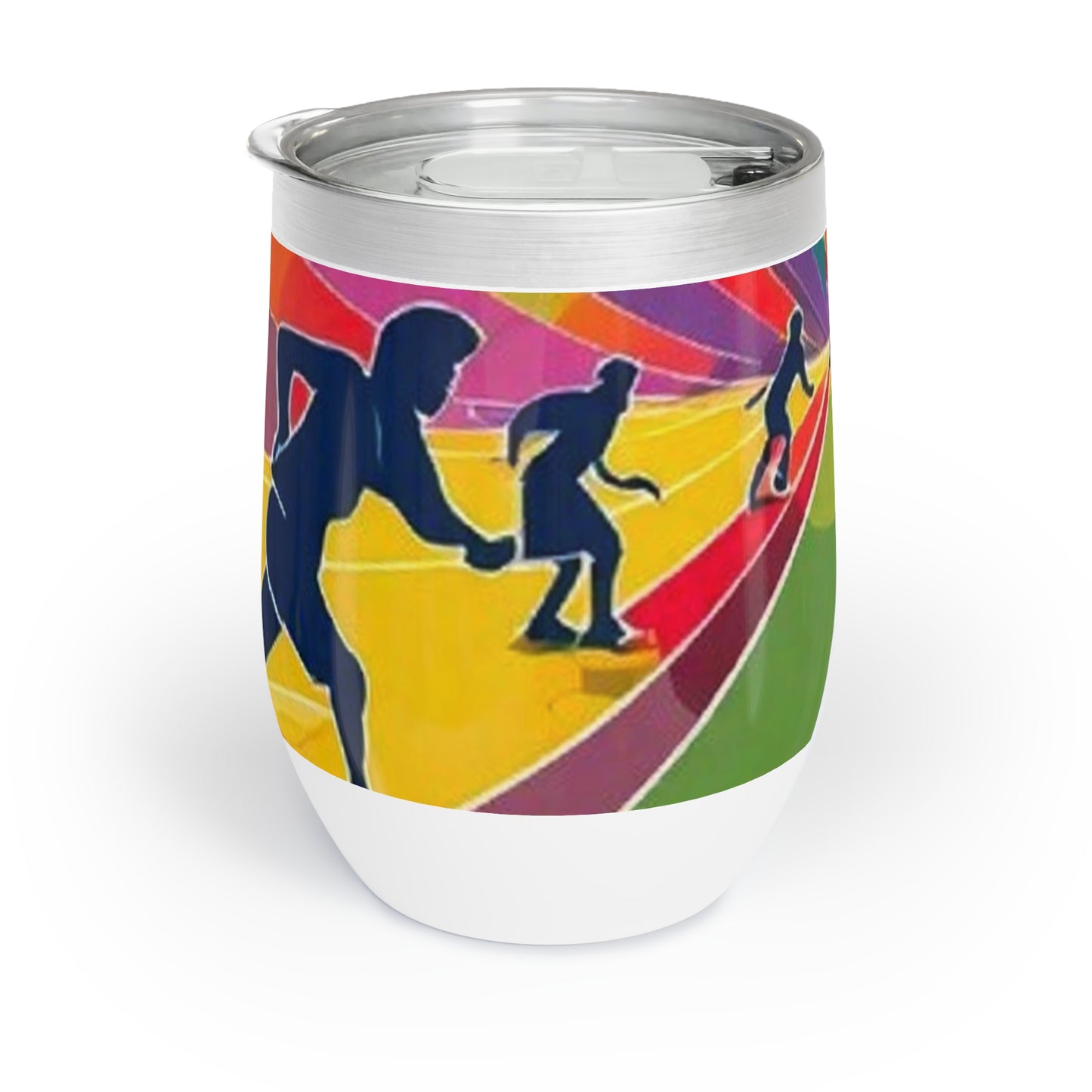 Paddle Playtime, Pickleball Bliss - Pickleball Chill Wine Tumbler