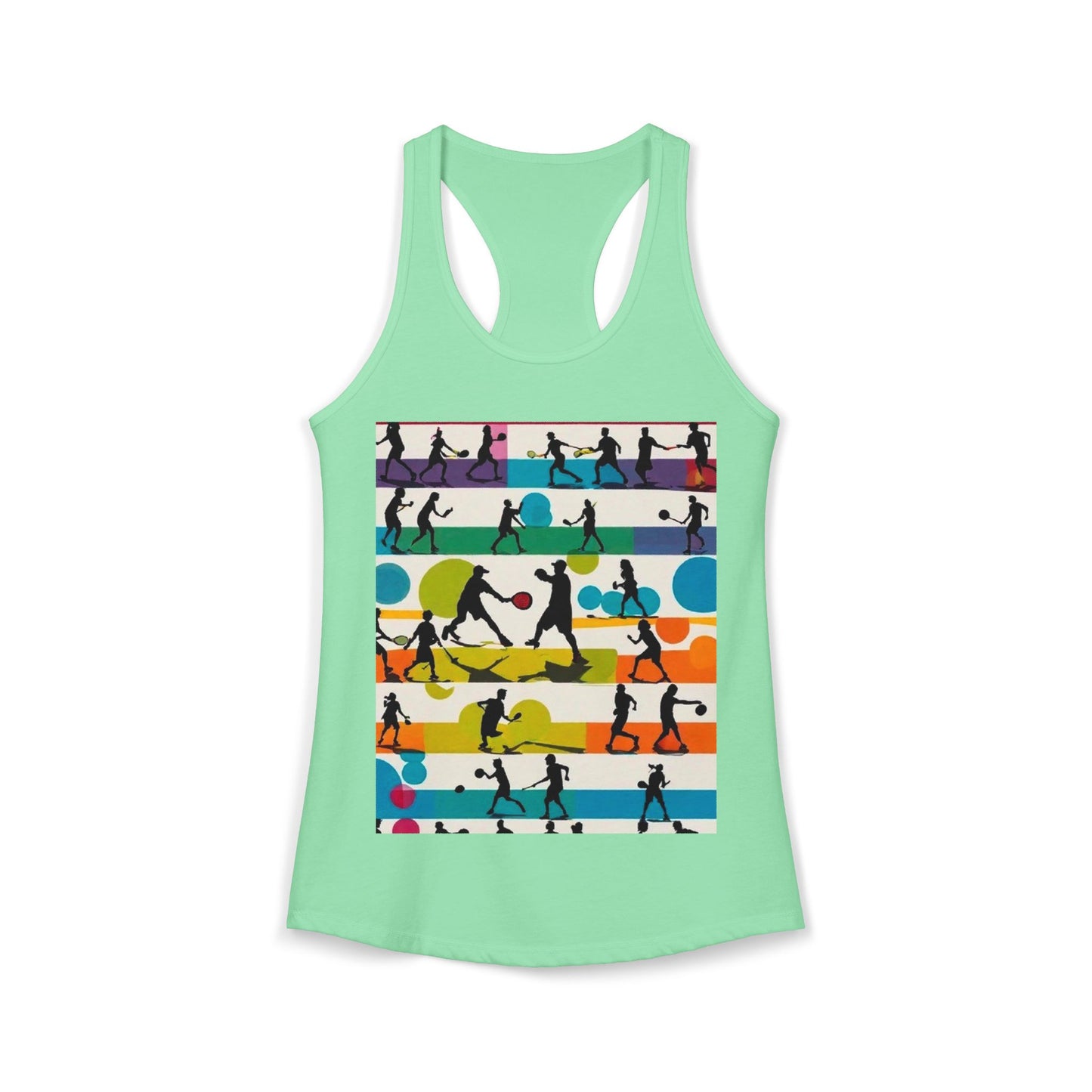 Pickleball with Her Racerback Tank