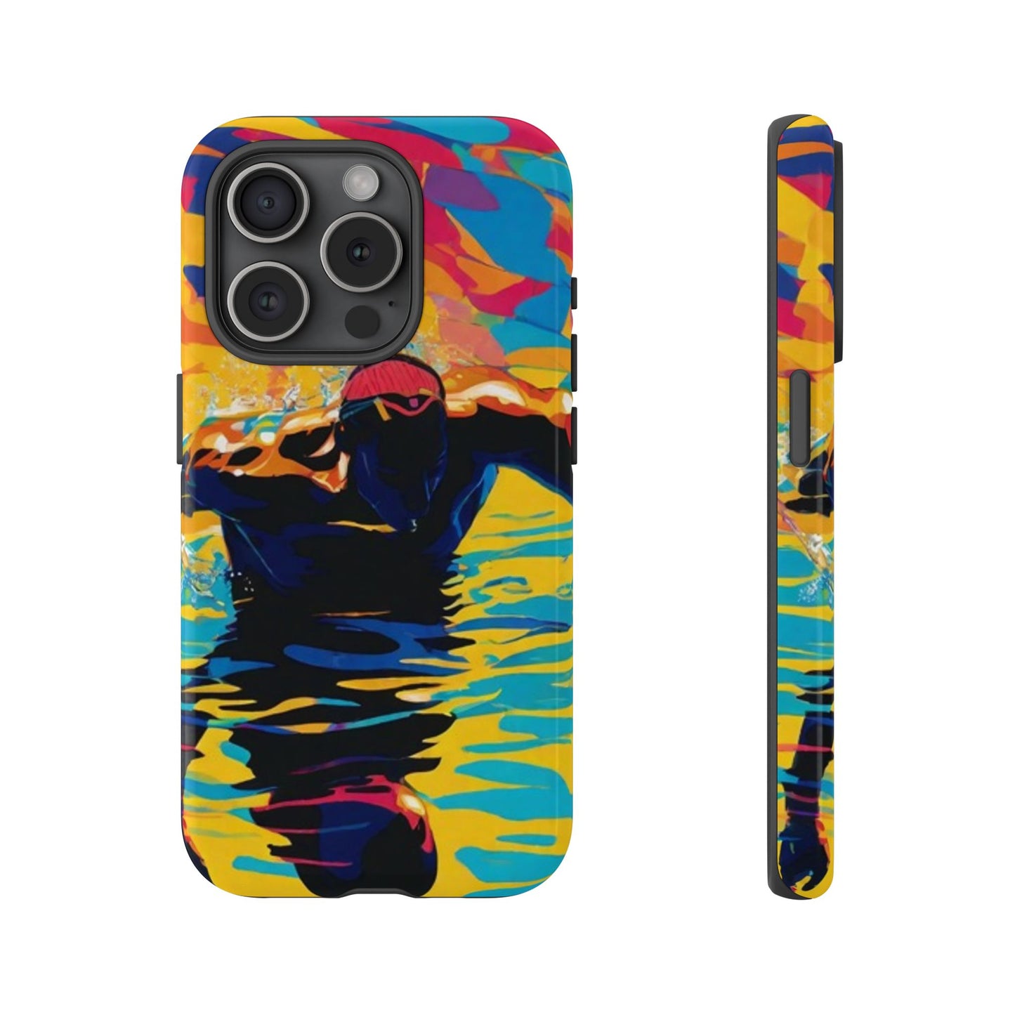 Swim with Him iPhone Tough Case